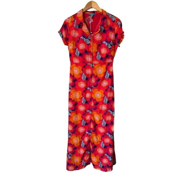 FEVER London Heritage Karina Maxi Dress Size US 4 - Picture 4 of 13